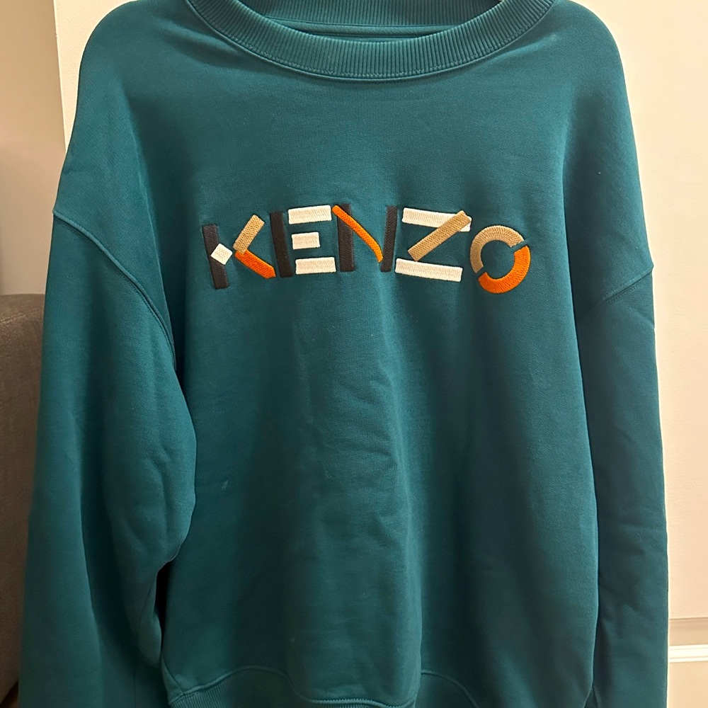 Kenzo Large Teal Sweatshirt
